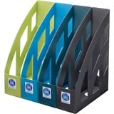 Herlitz 50033997 vassoio da scrivania Plastica Blu, Contenitore per archivio blu scuro, Plastica, Blu, A4, Germania, 1 pz