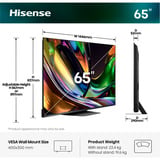 Hisense 65UR8DS RGB MiniLED, Televisore LED Nero/grigio scuro