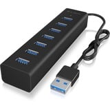 ICY BOX 60819, Hub USB Nero