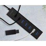 ICY BOX 60819, Hub USB Nero