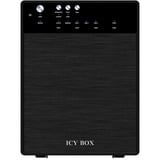 ICY BOX IB-3640SU3 USB 3.2 Gen 1 (3.1 Gen 1) Type-B Nero, Disk enclosure Nero, HDD, SATA, 3.5", USB 3.2 Gen 1 (3.1 Gen 1) Type-B, 5 Gbit/s, Nero