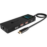 ICY BOX IB-DK4038-LCD, Docking station antracite