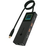 ICY BOX IB-DK4038-LCD, Docking station antracite