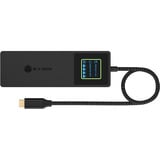 ICY BOX IB-DK4038-LCD, Docking station antracite