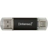 Intenso Twist Line 512 GB, Chiavetta USB antracite/trasparente