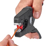 KNIPEX 12 42 195 , Pinza stripper Nero/Rosso