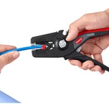 KNIPEX 12 42 195 , Pinza stripper Nero/Rosso