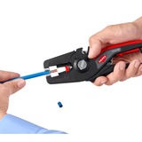KNIPEX 12 42 195 , Pinza stripper Nero/Rosso