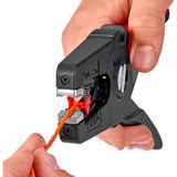 KNIPEX 12 42 195 , Pinza stripper Nero/Rosso