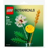 LEGO Botanicals Fiori di campo, Giochi di costruzione Set da costruzione, 9 anno/i, Plastica, 77 pz, 37 g