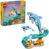 LEGO Creator 3-in-1 Animali marini: Splendidi delfini, Giochi di costruzione 