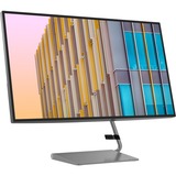Lenovo Q27h-10 68,6 cm (27") 2560 x 1440 Pixel Quad HD LED Grigio Nero/grigio, 68,6 cm (27"), 2560 x 1440 Pixel, Quad HD, LED, 6 ms, Grigio