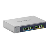 Netgear MS108TUP Non gestito L2 2.5G Ethernet (100/1000/2500) Supporto Power over Ethernet (PoE) Grigio, Interruttore grigio, Non gestito, L2, 2.5G Ethernet (100/1000/2500), Supporto Power over Ethernet (PoE)
