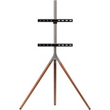 One for all WM 7471 165,1 cm (65") Nero, Grigio, Legno, Supporto grigio/legno, 81,3 cm (32"), 165,1 cm (65"), 200 x 100 mm, 400 x 400 mm, 360°, Nero, Grigio, Legno