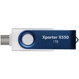 Patriot Xporter X550 1TB, Chiavetta USB blu/Bianco