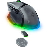 Razer Basilisk V3 Pro 35K - Phantom White Edition, Mouse da gioco bianco/trasparente