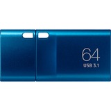 SAMSUNG MUF-64DA unità flash USB 64 GB USB tipo-C 3.2 Gen 1 (3.1 Gen 1) Blu blu, 64 GB, USB tipo-C, 3.2 Gen 1 (3.1 Gen 1), 400 MB/s, Cuffia, Blu