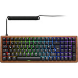 Sharkoon 4044951042623, Tastiera da gioco legno/Nero