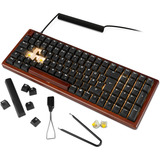 Sharkoon 4044951042623, Tastiera da gioco legno/Nero
