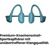 Shokz OpenRun Pro, Cuffie celeste