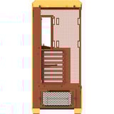 Thermaltake CA-11H-00FMWN-00, Torre grande telaio giallo