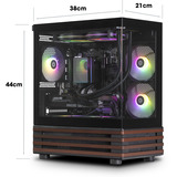 Thermaltake LCGS00001, PC Gaming Nero/legno