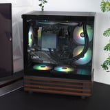 Thermaltake LCGS View 170WS, PC Gaming Nero/legno