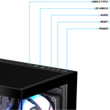 Thermaltake PC-000089-DE, PC Gaming Nero