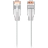 Ubiquiti UACC-Cable-Patch-EL-0.15M-24, Cavo bianco/trasparente