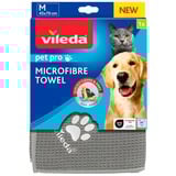 Vileda Asciugamano in microfibra Pet Pro M grigio