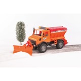 bruder MB-UNIMOG Acrilonitrile butadiene stirene (ABS) veicolo giocattolo Acrilonitrile butadiene stirene (ABS), Arancione, Rosso, 4 anno/i, Ragazzo, 1:16, 160 mm