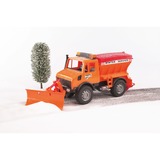 bruder MB-UNIMOG Acrilonitrile butadiene stirene (ABS) veicolo giocattolo, Veicolo modello Acrilonitrile butadiene stirene (ABS), Arancione, Rosso, 4 anno/i, Ragazzo, 1:16, 160 mm