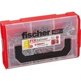 fischer FIXtainer - DUOPOWER 220 pezzo(i) Tassello di espansione grigio chiaro/Rosso, Tassello di espansione, Cemento, Metallo, Grigio, 220 pezzo(i), Scatola
