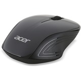 Acer NP.MCE11.00T mouse Ambidestro RF Wireless Ottico 1600 DPI Nero/Argento, Ambidestro, Ottico, RF Wireless, 1600 DPI, Nero