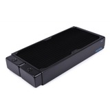 Alphacool 14441 parte e accessorio del sistema di raffreddamento del computer Radiatore Nero, Radiatore, Ottone, Rame, Acciaio, Nero, 1/4", 60 °C, 4 ventola(e)
