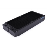 Alphacool 14441 parte e accessorio del sistema di raffreddamento del computer Radiatore Nero, Radiatore, Ottone, Rame, Acciaio, Nero, 1/4", 60 °C, 4 ventola(e)