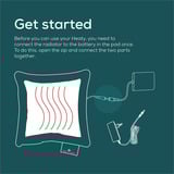 Beurer HK 77 Heaty celestial-green, Termoforo verde