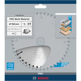 Bosch 2 608 640 503 lama circolare 16 cm 1 pz, Lama per sega Alluminio, Truciolare, Pannello in fibra, Di metalli non ferrosi, Plastica, 16 cm, 2 cm, 1,8 mm, 2,4 mm, Bosch