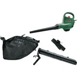 Bosch Universal GardenTidy 2300 2300 W, Soffiafoglie / Soffiante verde/Nero, Soffiatore portatile, 185 km/h, 285 km/h, 576 m³/h, 45 L, 12:1