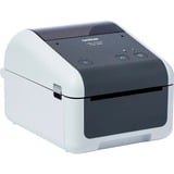 Brother TD-4520DN stampante per etichette (CD) Termica diretta 300 x 300 DPI 203 mm/s Cablato Collegamento ethernet LAN grigio/Bianco, Termica diretta, 300 x 300 DPI, 203 mm/s, Cablato, Grigio, Bianco