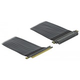 DeLOCK 85764 scheda di interfaccia e adattatore Interno PCIe, Scheda di montaggio PCIe, PCIe, Nero, 0,3 m, 1 pz
