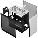 DeepCool MACUBE 110 WH Midi Tower Bianco, Chassis Tower bianco, Midi Tower, PC, Bianco, micro ATX, Mini-ITX, Acrilonitrile butadiene stirene (ABS), SPCC, Vetro temperato, Giocare