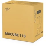 DeepCool MACUBE 110 WH Midi Tower Bianco, Chassis Tower bianco, Midi Tower, PC, Bianco, micro ATX, Mini-ITX, Acrilonitrile butadiene stirene (ABS), SPCC, Vetro temperato, Giocare