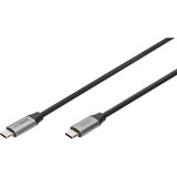 Digitus Cavo di collegamento USB 3.2 Gen 1 USB-C > USB-C Nero/grigio