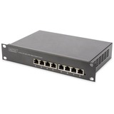 Digitus Switch Gigabit 8 porte 10'' Non gestito, Gigabit Ethernet (10/100/1000), Full duplex, Montaggio rack