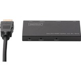 Digitus Ultra Slim HDMI Splitter, 1x2, 4K / 60 Hz Nero