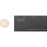 Digitus Ultra Slim HDMI Splitter, 1x2, 4K / 60 Hz Nero