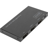 Digitus Ultra Slim HDMI Splitter, 1x2, 4K / 60 Hz, Splitter HDMI Nero
