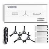 ECOVACS DN622-KTA accessorio e ricambio per aspirapolvere Robot aspirapolvere Kit di accessori, set Robot aspirapolvere, Kit di accessori, Nero, Bianco, DEEBOT N79S, 8 pz, 3 pz