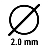 EINHELL Filo da taglio super cut 2,0mm, Filo falciatura 